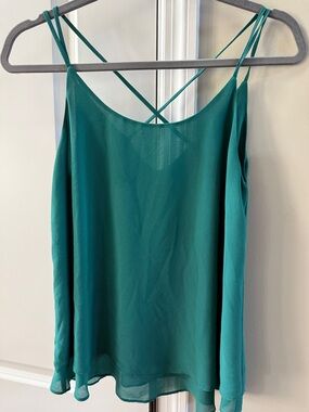 Women's Teal Double-Strap Cami Top